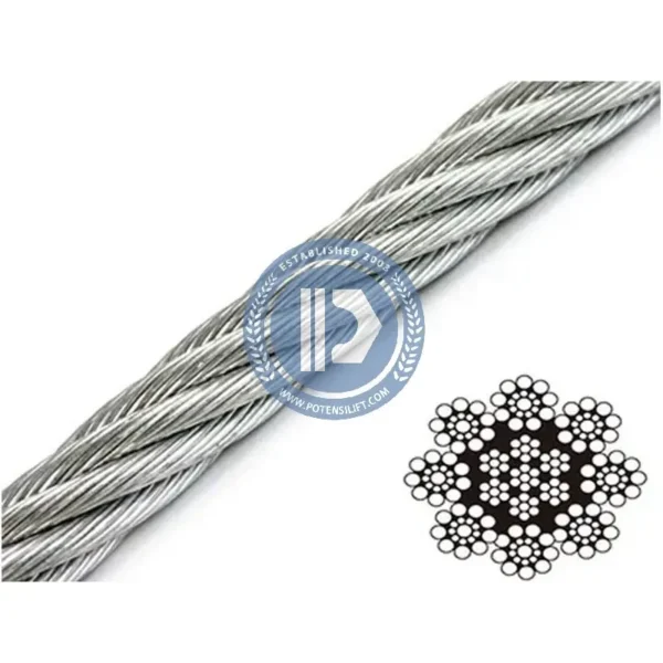 for kiswire elevator wire rope x135v12ep