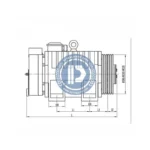 for monadrive elevator traction machine mona200,630kg,1.0m/s
