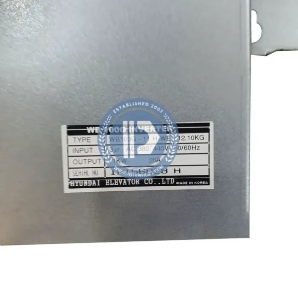 for hyundai elevator inverter wb100g 11h 11kw