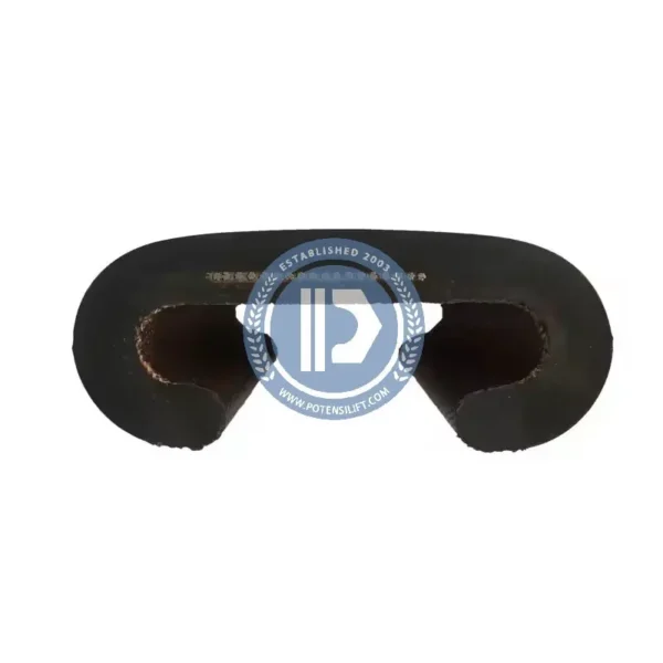 indoor escalator black handrail belt (rubber)