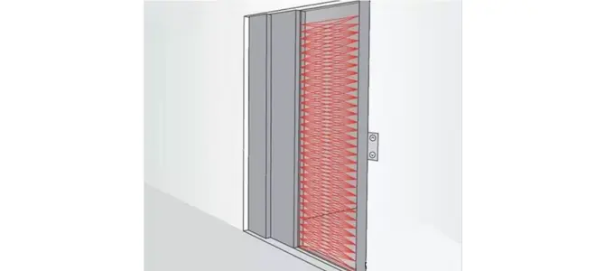 diagram showing the beam path and common obstructions