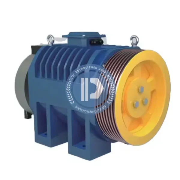 gearless traction machine mona320,630kg,1.0m/s for monadrive