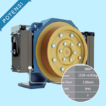 gearless traction machine mck100,630kg,1.0m/s for monadrive