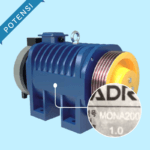 gearless traction machine mona200,630kg,1.0m/s for monadrive