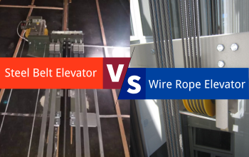 steel belt vs. wire rope elevators which is the safer and more reliable choice