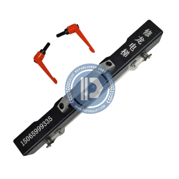 magnetic elevator guide rail connector