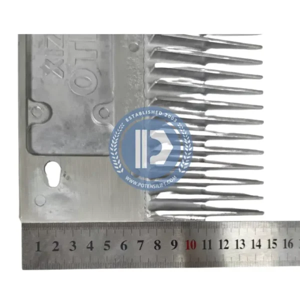 escalator comb plate xaa453av2 xop nc 199х145mm 22 teeth for otis