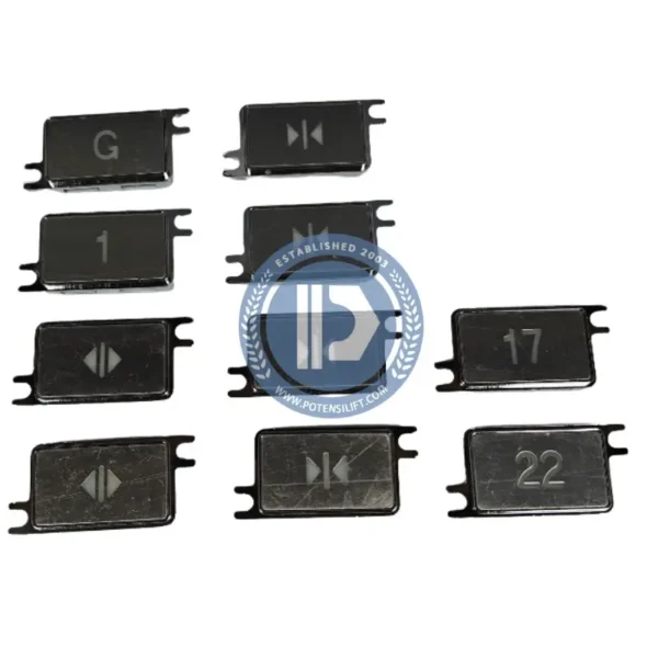 elevator button a4n59852 for otis white light without braille