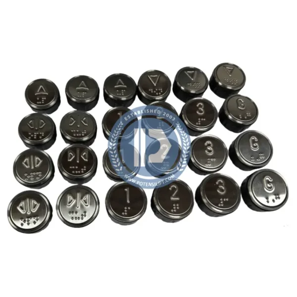 elevator button br36 for otis with braille blue light