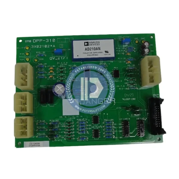 elevator pcb dpp 310 3x02102*a for otis