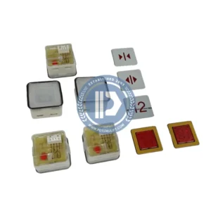 elevator bst button ka301 for sigma, red light, no braille