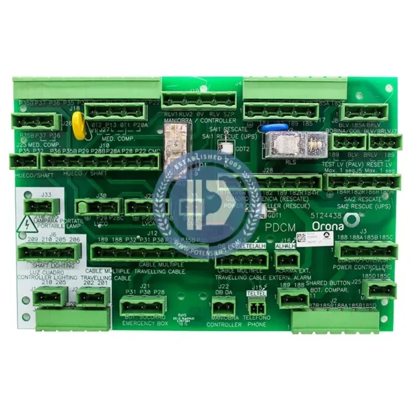 elevator pcb pdcm 5124438 for orona