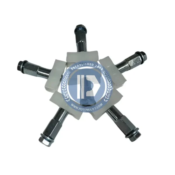 elevator door slider agh.0001c00mz 16mm 50х17х14 for fermator