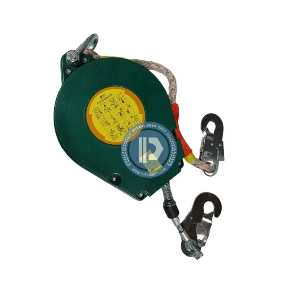 high altitude self locking fall arrester 0.5t x 10m