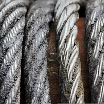 uneven wire rope tension
