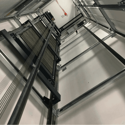 worn guide rails
