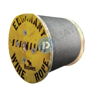 elevator steel wire rope x135j12ep for kiswire