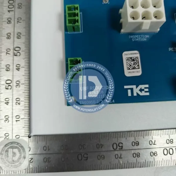 elevator pcb ubf reducida 2763.08mod (211131) en60950 1, 2.10.6.4 for thyssenkrupp