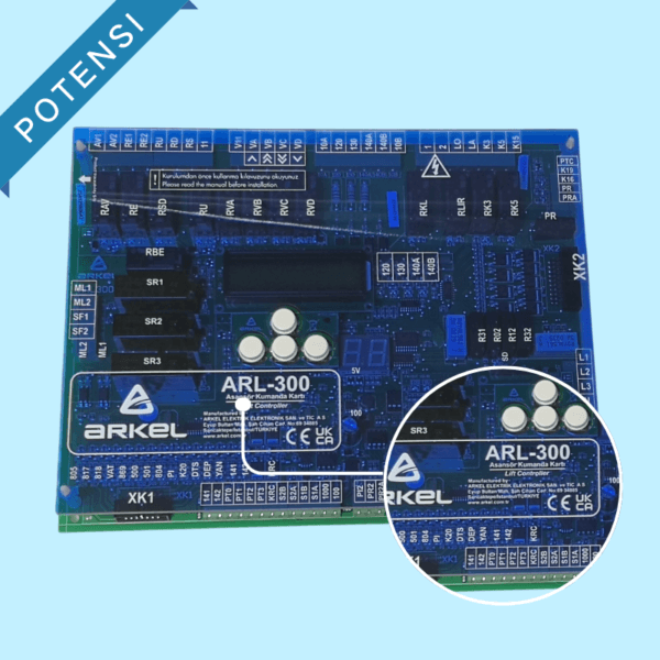 elevator control board arl 300 for arkel