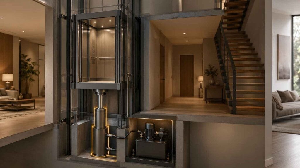 hydraulic home elevators