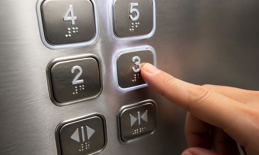 braille elevator buttons