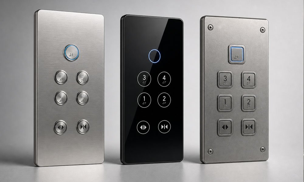elevator button panel materials
