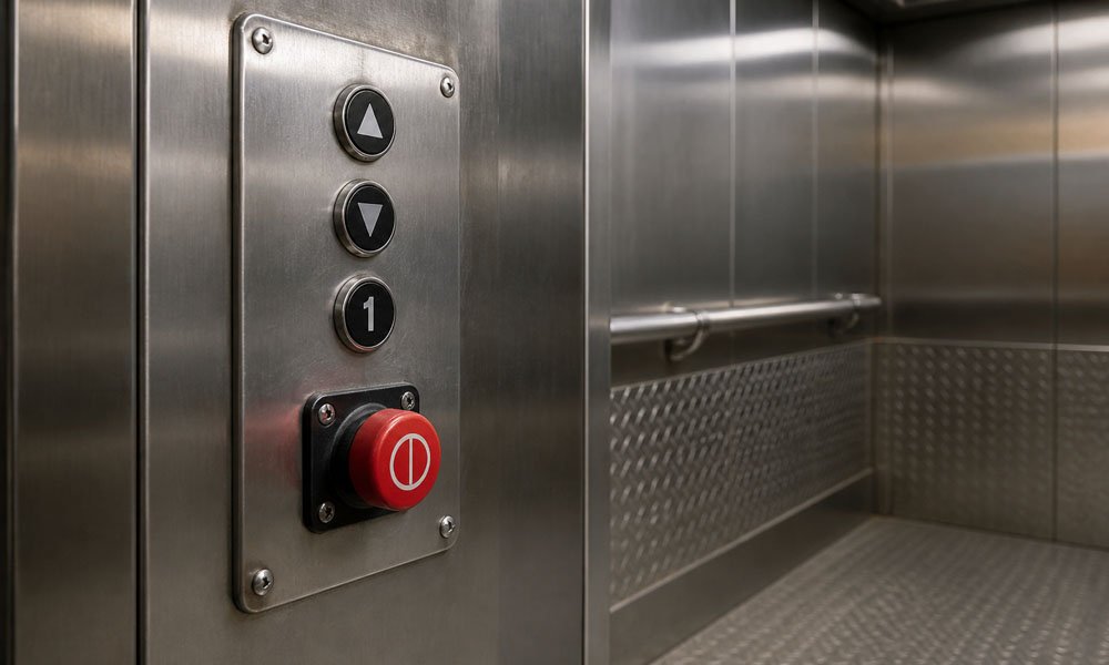 elevator stop button