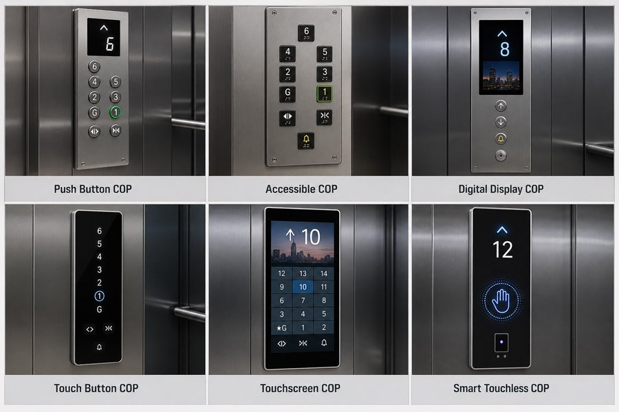 main types of elevator cop