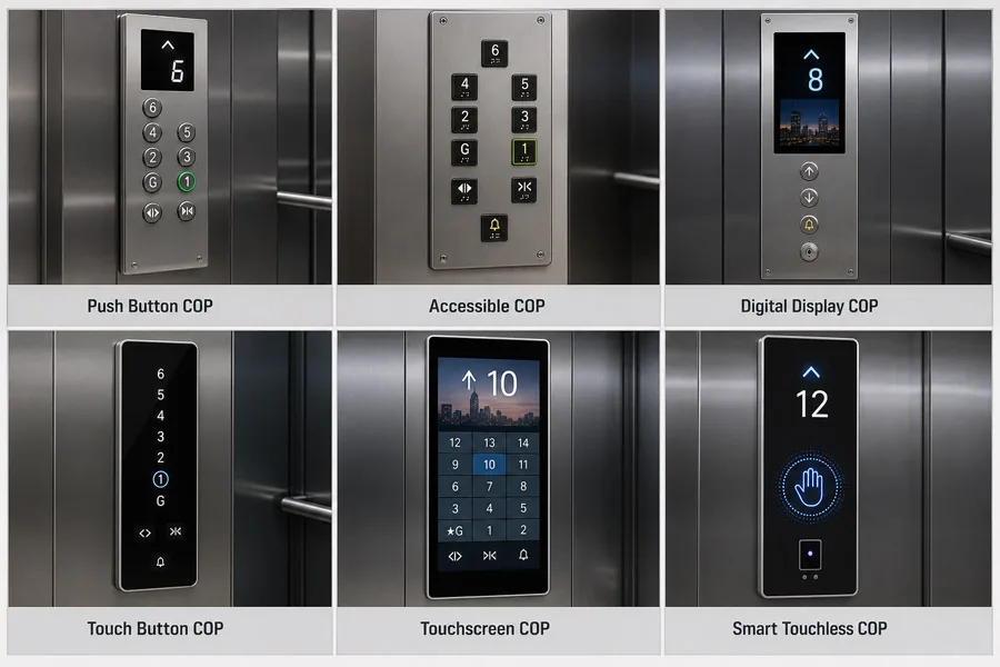 main types of elevator cop